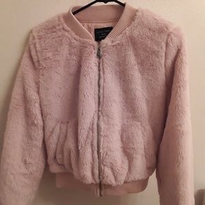 Pink Fur Jacket